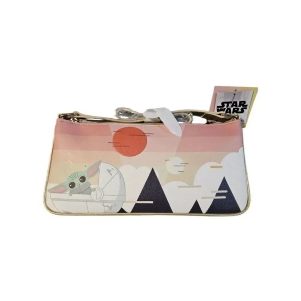 Star Wars Mandalorian Grogu Sunset Crossbody Bag Baby Yoda Danielle Nicole NWT